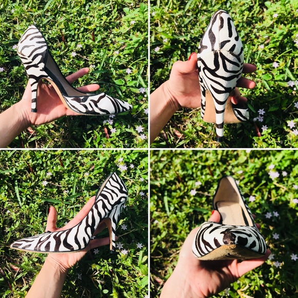 ⚡️DONATED 11/8⚡️ Zebra Pony Pumps 39 - Picture 7 of 8